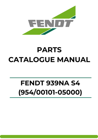 Discover the ultimate resource for your Fendt 939NA S4 with our comprehensive Parts Catalog Manual. This PDF file is meticulously designed to provide you with detailed information on parts and components, ensuring you have everything you need for maintenance and repairs.