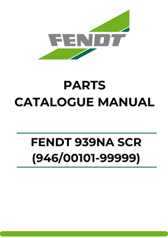 Discover the ultimate resource for your Fendt 939NA SCR with our comprehensive Parts Catalog Manual. This PDF file is meticulously designed to provide you with detailed information on every component, ensuring you have the right parts at your fingertips for efficient maintenance and repairs.