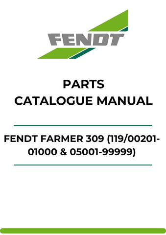 Discover the ultimate resource for your Fendt Farmer 309 with our comprehensive Parts Catalog Manual. This PDF file is meticulously designed to provide you with detailed information on parts ranging from model 119/00201-01000 to 05001-99999, ensuring you have everything you need at your fingertips.