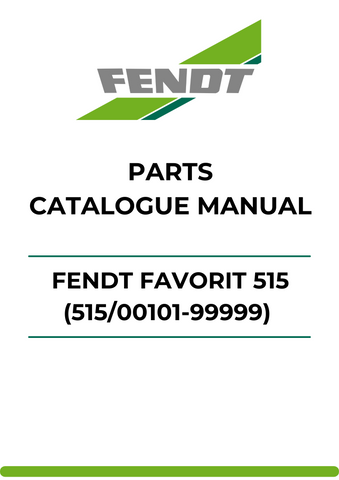 Discover the ultimate resource for your Fendt Favorit 515 with our comprehensive Parts Catalog Manual. This PDF file is meticulously designed to provide you with detailed information on every component, ensuring you have the right parts at your fingertips for efficient maintenance and repairs.