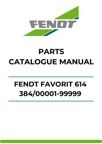 Discover the ultimate resource for your Fendt Favorit 614 with our comprehensive Parts Catalog Manual. This PDF file is meticulously designed to provide you with detailed information on every component, ensuring you have the right parts at your fingertips for efficient maintenance and repairs.