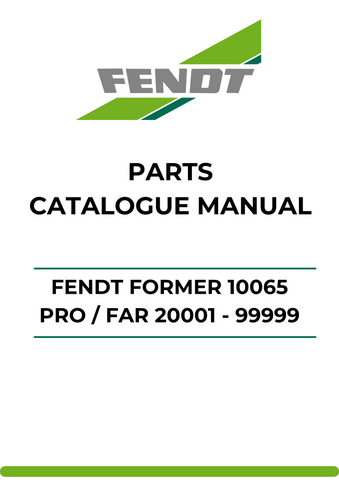 Discover the ultimate resource for your Fendt Former 10065 Pro and FAR 20001 - 99999 with our comprehensive Parts Catalog Manual. This PDF file is meticulously designed to provide you with detailed diagrams and specifications, ensuring you have all the information you need for efficient maintenance and repairs.