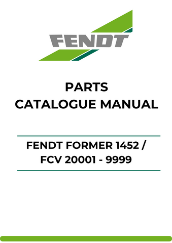  Discover the ultimate resource for your Fendt Former 1452 and FCV models with our comprehensive Parts Catalog Manual. This PDF file is meticulously designed to provide you with detailed information on every component, ensuring you have the right parts at your fingertips for efficient maintenance and repairs.