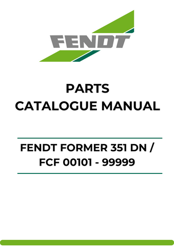 Discover the ultimate resource for your Fendt Former 351 DN with our comprehensive Parts Catalog Manual. This PDF file provides detailed diagrams and part numbers, ensuring you have everything you need for efficient maintenance and repairs.