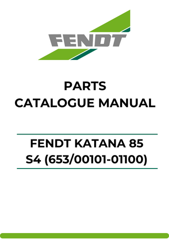 Discover the ultimate resource for your Fendt Katana 85 S4 with our comprehensive Parts Catalog Manual. This PDF file is meticulously designed to provide you with detailed information on every component, ensuring you have the knowledge needed for efficient maintenance and repairs.