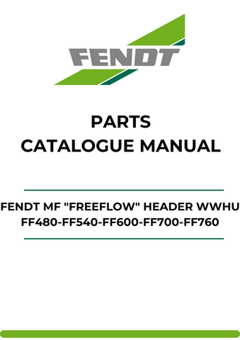 Discover the ultimate resource for your Fendt MF "Freeflow" Header with our comprehensive Parts Catalog Manual. This PDF file covers models FF480, FF540, FF600, FF700, and FF760, providing detailed information for headers ranging from 16 to 25 feet.