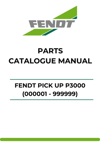 Discover the ultimate resource for Fendt P3000 owners with our comprehensive Parts Catalog Manual. This PDF file covers all models from 000001 to 999999, ensuring you have access to detailed information about every component of your machine.
