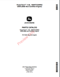 Discover the comprehensive parts catalog manual for John Deere PowerTech 6.8L 6068TF220R02 OEM. Access detailed information for the 6068 non-certified engine.