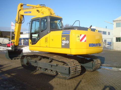 PC160LC-7 Komatsu Hydraulic Excavator Service Repair Manual SN: 10001 and up Download PDF - Manual labs