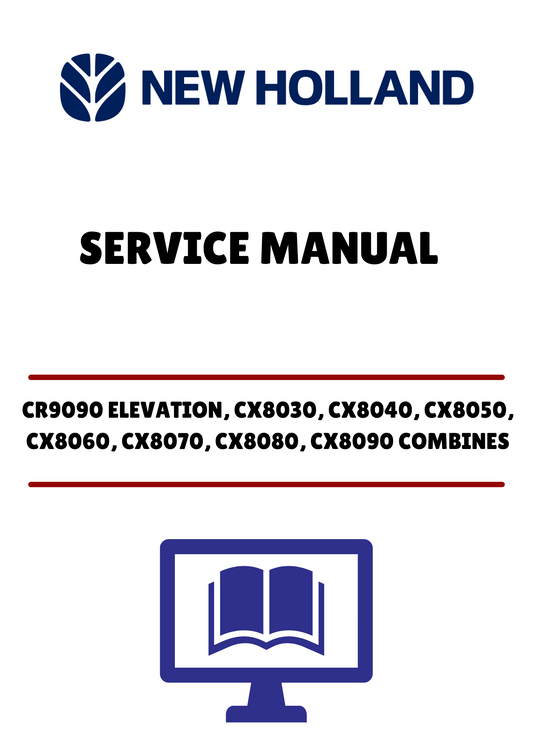  Unlock the full potential of your New Holland combines with the comprehensive Service Manual (PDF file) designed for models CR9060, CR9070, CR9080, CR9090, and CX8030 to CX8090. This essential resource provides detailed insights into maintenance, troubleshooting, and repair procedures, ensuring your equipment operates at peak performance.