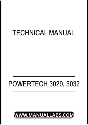 POWERTECH 3029, 3032 METRIC DIESEL ENGINE TECHNICAL MANUAL - PDF FILE