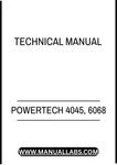 POWERTECH 4045, 6068 DIESEL ENGINE LEVEL 16 ELECTRONIC FUEL SYSTEM TECHNICAL MANUAL - PDF FILE