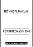 POWERTECH 4045, 6068 DIESEL ENGINE LEVEL 4 ELECTRONIC FUEL SYSTEM TECHNICAL MANUAL - PDF FILE
