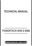 POWERTECH 4045 AND 6068 DIESEL ENGINE TECHNICAL MANUAL - PDF FILE