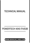 POWERTECH 4045 IT4/S3B DIESEL ENGINE LEVEL 23 ECU TECHNICAL MANUAL - PDF FILE