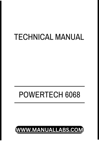 POWERTECH 6068 STAGE II DIESEL ENGINE LEVEL 24 ECU TECHNICAL MANUAL - PDF FILE