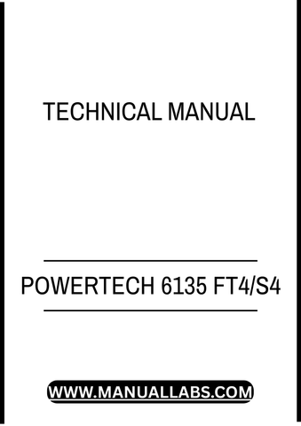 POWERTECH 6135 FT4/S4 DIESEL ENGINE LEVEL 32 ECU TECHNICAL MANUAL - PDF FILE