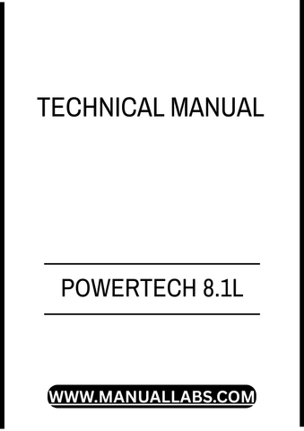 POWERTECH 8.1L DIESEL ENGINE MECHANICAL FUEL SYSTEM TECHNICAL MANUAL - PDF FILE