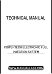 POWERTECH ELECTRONIC FUEL INJECTION SYSTEM TECHNICAL MANUAL - PDF FILE