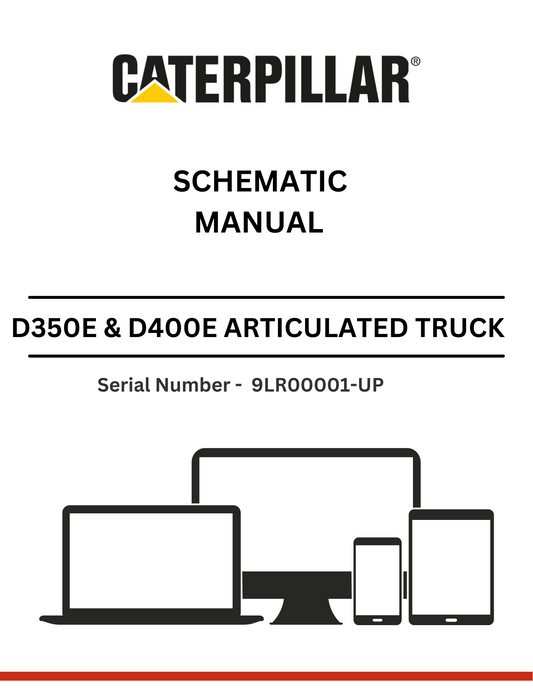 CAT SUPPLEMENT FOR D350E & D400E TRUCK WITH 3Z-5777 MODIFICATIONS  SCHEMATIC MANUAL S/N - 9LR00001-UP
