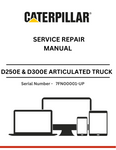  Discover essential CAT supplements for D250E & D300E trucks. Access the 3Z-5727 service repair manual for S/N 7FN00001-UP to enhance your maintenance.