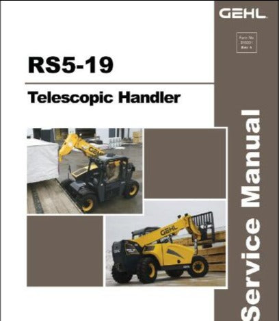 RS5-19 - Gehl Telescopic Handler Service Repair Manual 913301 - PDF