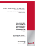 Case IH MAGNUM 235, 260, 290, 315, 340 Tractor Service Repair Manual - PDF File Download