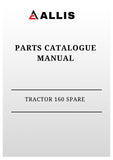 AGCO ALLIS TRACTOR 160 SPARE PARTS CATALOGUE MANUAL 79001597 - PDF FILE