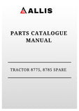 AGCO ALLIS TRACTOR 8775, 8785 SPARE PARTS CATALOGUE MANUAL