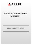 AGCO ALLIS TRACTOR 8775, 8785 SPARE PARTS CATALOGUE MANUAL
