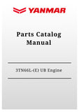 Yanmar 3TN66L-(E) UB Engine Parts Catalog Manual