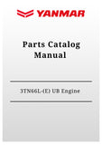 Yanmar 3TN66L-(E) UB Engine Parts Catalog Manual
