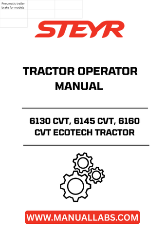 Discover the essential STEYR 6130 CVT, 6145 CVT, and 6160 CVT ECOTECH Tractor Operator Manual (Part No. 47893077), designed to enhance your operational efficiency and ensure optimal performance of your tractor. This comprehensive manual provides detailed instructions, maintenance tips, and troubleshooting guidance tailored specifically for these advanced models.