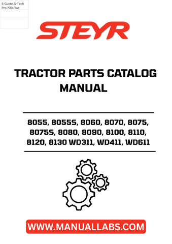 Discover the ultimate resource for maintaining your STEYR tractor with the STEYR 8055, 8055S, 8060, 8070, 8075, 8075S, 8080, 8090, 8100, 8110, 8120, 8130 WD311, WD411, WD611 Tractor Parts Catalog Manual (1TS307-91N). This comprehensive manual is designed to provide you with detailed information on parts and specifications, ensuring you have everything you need for efficient repairs and maintenance.