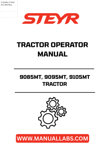 Enhance your operational efficiency with the STEYR 9085MT, 9095MT, and 9105MT Tractor Operator Manual (Part Number: 47367494). This comprehensive guide is designed to provide you with essential information and insights to maximize the performance of your tractor.