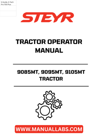 Enhance your operational efficiency with the STEYR 9085MT, 9095MT, and 9105MT Tractor Operator Manual (Part No. 47367497). This comprehensive guide is designed to provide you with essential information and insights to maximize the performance of your tractor.