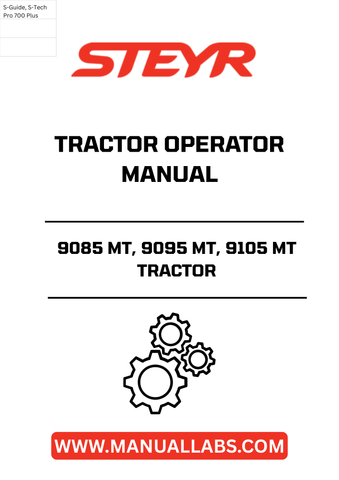 Discover the essential STEYR 9085 MT, 9095 MT, and 9105 MT Tractor Operator Manual, designed to enhance your operational efficiency and ensure optimal performance of your tractor. This comprehensive guide provides detailed instructions, maintenance tips, and troubleshooting advice tailored specifically for these powerful models.