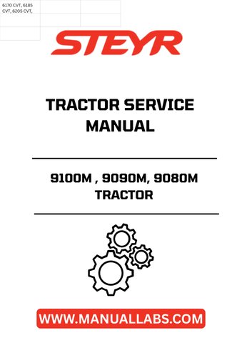 Discover the essential STEYR 9100M, 9090M, and 9080M Tractor Service Manual (6-54292), your go-to resource for maintaining peak performance of your tractor. This comprehensive manual is designed to provide you with detailed instructions, diagrams, and troubleshooting tips, ensuring that you can tackle any repair or maintenance task with confidence.