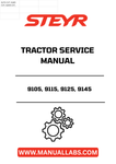 Discover the ultimate resource for maintaining your STEYR 9105, 9115, 9125, and 9145 tractors with the comprehensive Service Manual - 7-96232. This essential guide is designed to provide you with detailed instructions and insights, ensuring your machinery operates at peak performance.