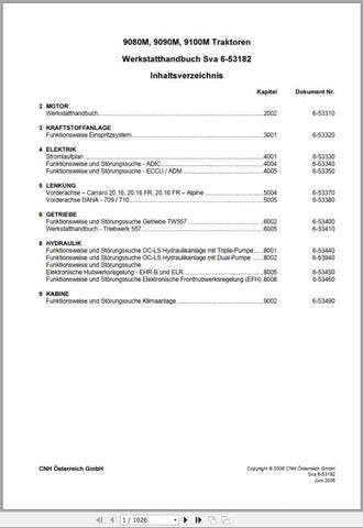 Unlock the full potential of your STEYR Agricultural Tractor with the comprehensive Workshop Manual for models 9080M, 9090M, and 9100M. This PDF file is an essential resource for both seasoned professionals and DIY enthusiasts, providing detailed insights into maintenance, troubleshooting, and repair procedures tailored specifically for your tractor.