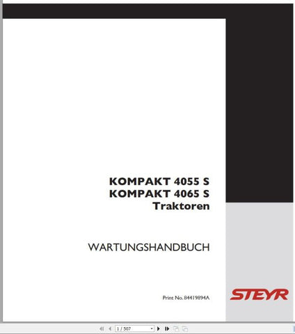 Inside this manual, you'll find detailed instructions, diagrams, and maintenance schedules tailored specifically for the Compact 4055S and 4065S models. Whether you're a seasoned professional or a new owner, this guide simplifies complex procedures, making it easy to keep your tractor running smoothly and efficiently.