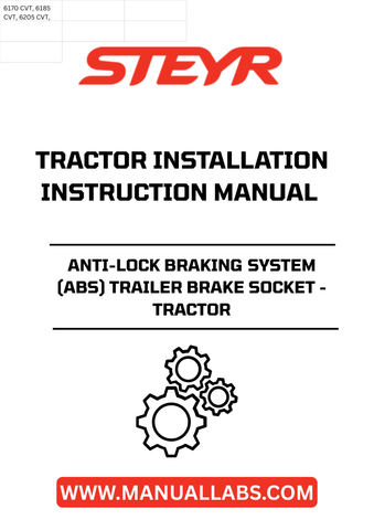Introducing the STEYR Anti-Lock Braking System (ABS) Trailer Brake Socket, designed specifically for seamless integration with your tractor. This high-quality brake socket ensures optimal performance and safety while towing, providing you with peace of mind on the road. Engineered for durability, it withstands the rigors of heavy-duty use, making it an essential addition to your agricultural equipment.