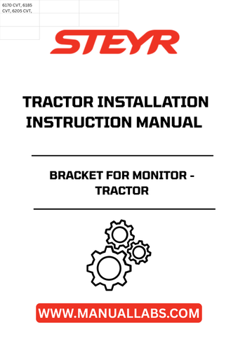 Introducing the STEYR Bracket for Monitor, designed specifically for seamless tractor installation. This high-quality bracket ensures a secure and stable mount for your monitor, enhancing your operational efficiency while on the field. With its robust construction, it withstands the rigors of agricultural work, providing you with peace of mind during your tasks.