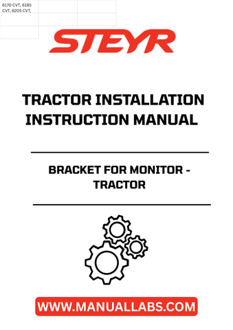Introducing the STEYR Bracket for Monitors, designed specifically for seamless tractor installation. This robust bracket ensures that your monitor is securely mounted, providing optimal visibility and accessibility while you work. Engineered for durability, it withstands the rigors of agricultural environments, making it a reliable choice for any tractor operator.