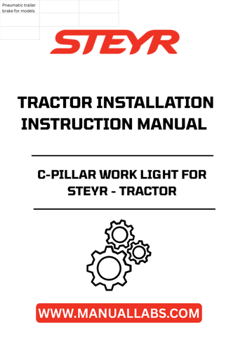Illuminate your work with the STEYR C-Pillar Work Lights, specifically designed for STEYR tractors. These high-performance lights provide exceptional visibility, ensuring you can tackle any task with confidence, day or night. Engineered for durability and efficiency, they are the perfect addition to your tractor, enhancing both safety and productivity.