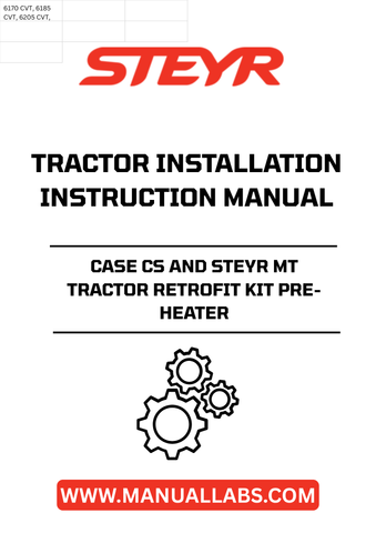 Enhance the performance of your STEYR CASE CS and STEYR MT tractors with our Retrofit Kit Pre-Heater. This essential upgrade ensures your tractor starts smoothly in cold weather, reducing wear and tear on the engine and improving fuel efficiency.