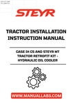 Upgrade your STEYR CASE IH CS or STEYR MT tractor with our Hydraulic Oil Cooler Retrofit Kit. Designed for seamless installation, this kit enhances your tractor's performance by ensuring optimal hydraulic oil temperature management, which is crucial for maintaining efficiency and prolonging the life of your machinery.