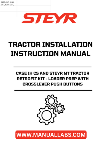 Upgrade your STEYR CASE IH CS or STEYR MT tractor with our Retrofit Kit designed for seamless loader preparation. This comprehensive kit includes everything you need to enhance your tractor's functionality, ensuring you can tackle any task with ease and efficiency.
