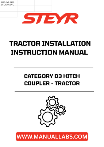 Introducing the STEYR Category D3 Hitch Coupler, designed specifically for seamless tractor installation. This essential component ensures a secure and reliable connection between your tractor and various implements, enhancing your agricultural efficiency. With its robust construction, the hitch coupler is built to withstand the rigors of heavy-duty use, making it a dependable choice for any farming operation.