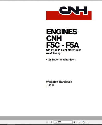 Discover the ultimate resource for maintaining and repairing your STEYR CNH F5C-F5A engines with the comprehensive workshop manual (part number 87736550A). This PDF file is designed to provide you with detailed insights and step-by-step instructions, ensuring that you can tackle any engine issue with confidence and precision.